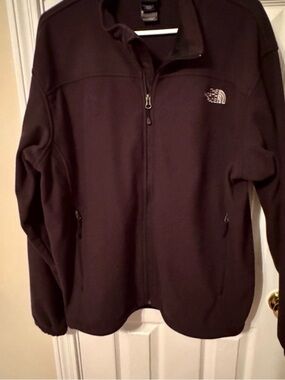 The North Face Dark Black Full-Zip Fleece Jacket XL